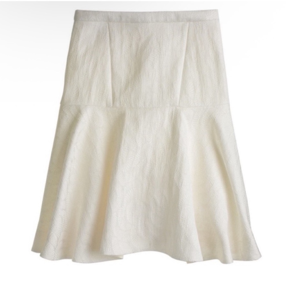 J Crew Collection Raffia Shells Skirt